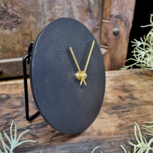 Large Black Antique Table Clock