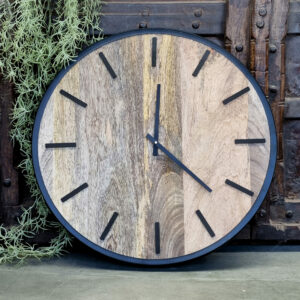 Medium Mango Wooden Wall Clock