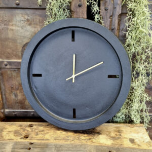Small Black Antique Wall Clock