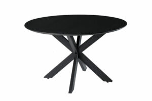 Eetkamertafel rond Acasia Black 120-130 cm