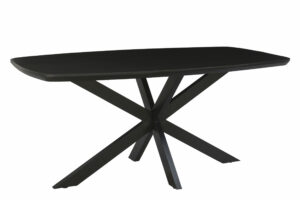 Eetkamertafel Deens Ovaal Black 180-230cm