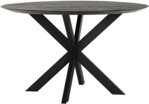 Eettafel Shape rond black 130-150cm