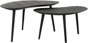 Salontafel Organus black, set of 2