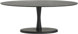 Eliazz Eetkamertafel 160, ovaal, Black