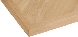 Oak Thun Eetkamertafel 200-300cm met houten rand en spinpoot